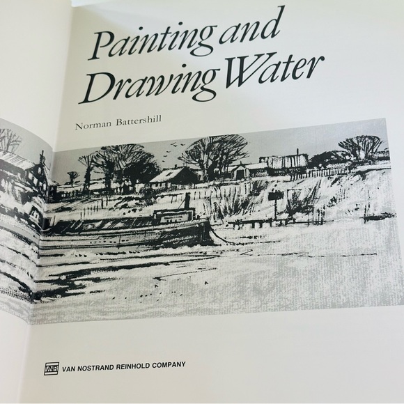 Painting and Drawing Water Norman Battershill Hardcover Art Instruction Book - Picture 2 of 11
